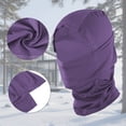 thumbnail image 4 of Unique Bargains Quick-drying Ice Silk Solid Balaclava Face Mask 1 Pc Purple, 4 of 5