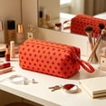 thumbnail image 5 of Polka Dots Cosmetic Bags Makeup Purse Waterproof Toiletry Bag Multi-Use Cosmetic Pouch Travel Work, 5 of 6