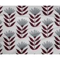 thumbnail image 4 of oneOone Polyester Lycra Maroon Fabric Leaves & Floral Block Craft Projects Decor Fabric Printed By The Yard 56 Inches Wide, 4 of 4