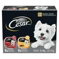thumbnail image 1 of Cesar Adult Classic Loaf in Sauce Filet Mignon Flavour, Chicken & Liver Recipe Variety Pack Soft Wet Dog Food 100g, 1 of 4
