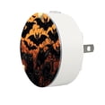 thumbnail image 2 of HemaKayy 2 Pack Plug-in LED Night Light, Plug-In, Dusk To Dawn Sensor, Warm White, Compact, Ambient Lighting, LED Lights for Bathroom, Hallway, Bedroom, Living Room - Night Black Bat, 2 of 8