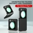 thumbnail image 2 of Dteck Case for Samsung Galaxy Z Flip 5,Shockproof Hard PC Case Non-Slip Slim Back Cover for Galaxy Z Flip 5 5G,Black, 2 of 6