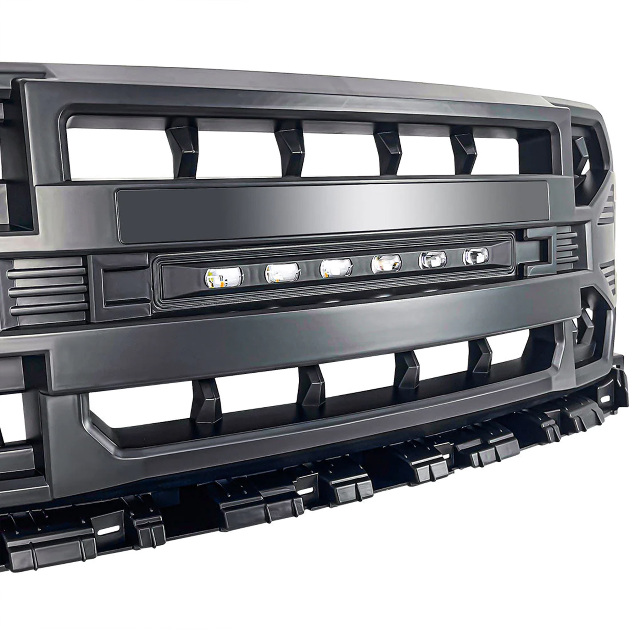 AMERICAN MODIFIED Armor Grille Compatible with 2018-2020 Ford F150, Black