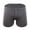 Dark Gray, variant on IROINNID Men's Boxer Underpants Sexy Elastic-Waist Breathables Solid Color Underwear