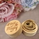 thumbnail image 1 of Joyeros para mujer, joyeros y organizadores. 1 caja de anillo personalizada para boda, San Valentín, joyero de madera. Joyeros., 1 of 3