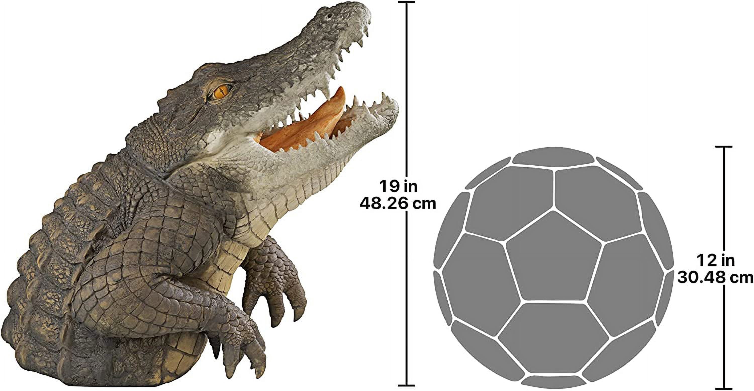 Design Toscano Snapping Swamp Gator Statue - Walmart.com display picture 1