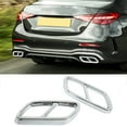 thumbnail image 4 of Pair Rear Exhaust Muffler Trim Set for MercedesBenz CClass W206 2021 Up, 4 of 7