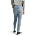 thumbnail image 4 of Levi Strauss Signature Women's and Women's Plus High Rise Skinny Jeans, Inseams: Short, Regular and Long, Sizes 2-28, 4 of 6