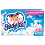 Suavitel Dryer Sheets, Field Flowers - 40 Count