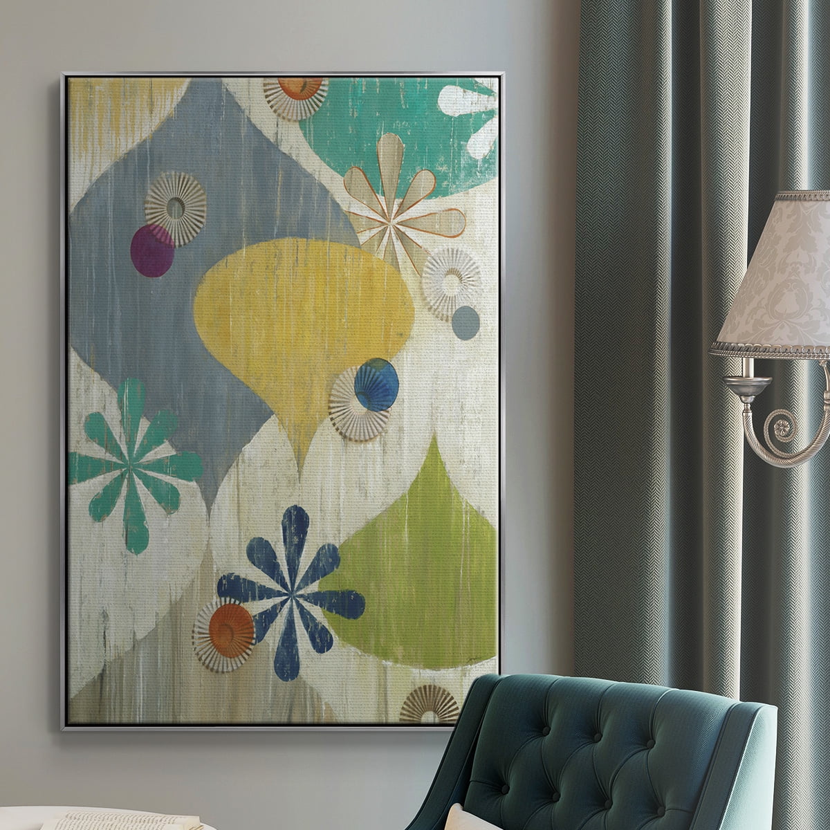 Asterisk Framed Premium Gallery Wrapped Canvas - Ready to Hang