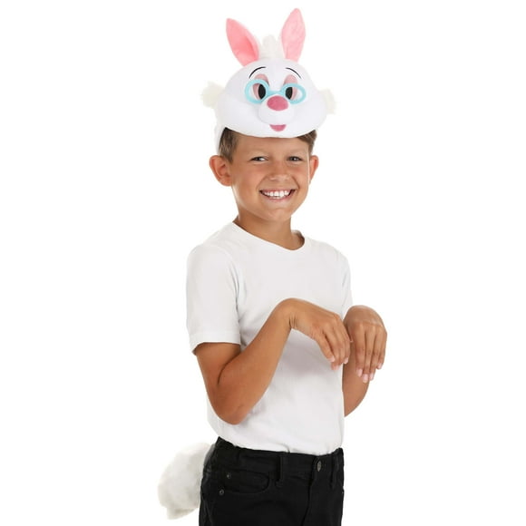 Disney White Rabbit Plush Headband & Tail Kit