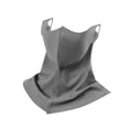 thumbnail image 3 of Mascarilla facial, pasamontañas de seda de hielo, cubierta para el cuello para hombres y mujeres, deportes al aire libre Gris oscuro, 3 of 8