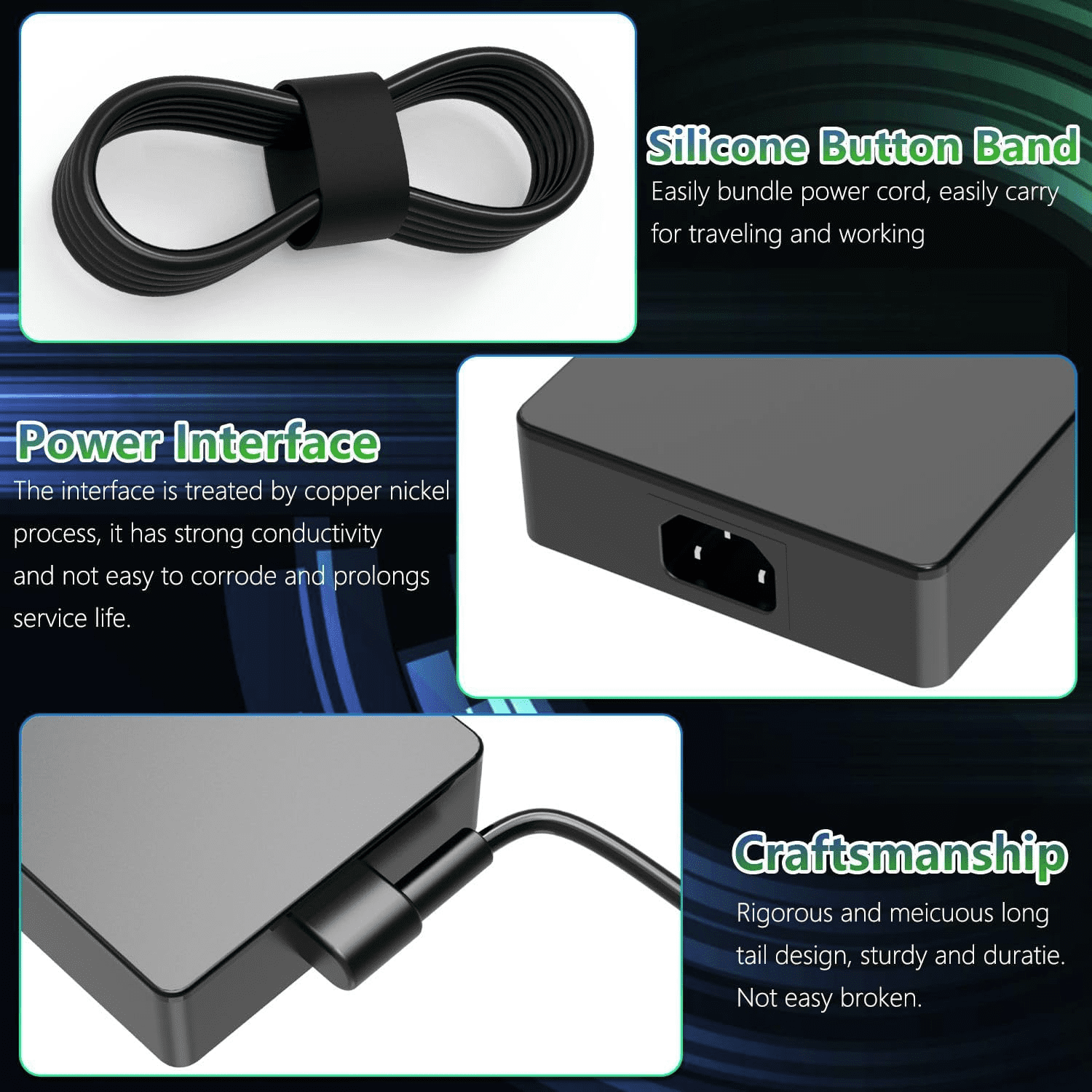 280W AC Charger for Asus 20V 14A ROG Strix G15 G17 Scar 15 17 G532L G533Z G732L G733Z Hero Scar III G731G G531G G703G Gaming Laptop Power Supply Adapter