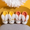 thumbnail image 4 of Liyamei Kids Children's Boys Girls Furry Shoes Indoor Home Warm Cotton Slippers Sneakers Size 5.5-6 Years, 4 of 5