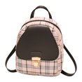 thumbnail image 3 of Mini Backpack Bag For Teenage Plaid Shoulder Bag Girls Backpack, 3 of 6