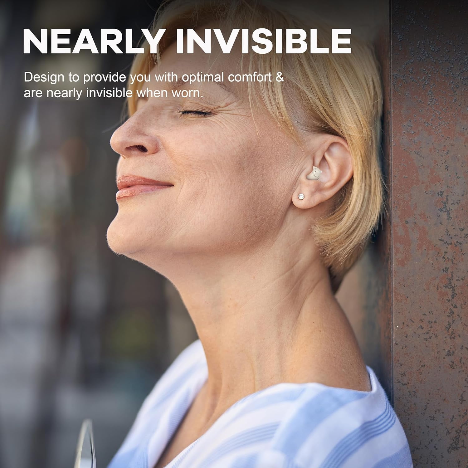 SUWU 16-Channel True Hearing Aids, Virtually Invisible OTC Hearing Aids for Seniors with Noise Reduction, No Whistling Digital Hearing Aids with Feedback Cancellation, Comfort Design