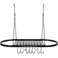 thumbnail image 5 of GGI International Sorbus Pot and Pan Rack for Ceiling with Hooks - Multi-Purpose Storage Rack - N/A Black, 5 of 7