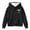 Black, variant on Toddler Girls Oversized Hoodies Letter Print With Pocket Long Sleeve Casual Pullover Sweatshirt for Kids Size 4-5T