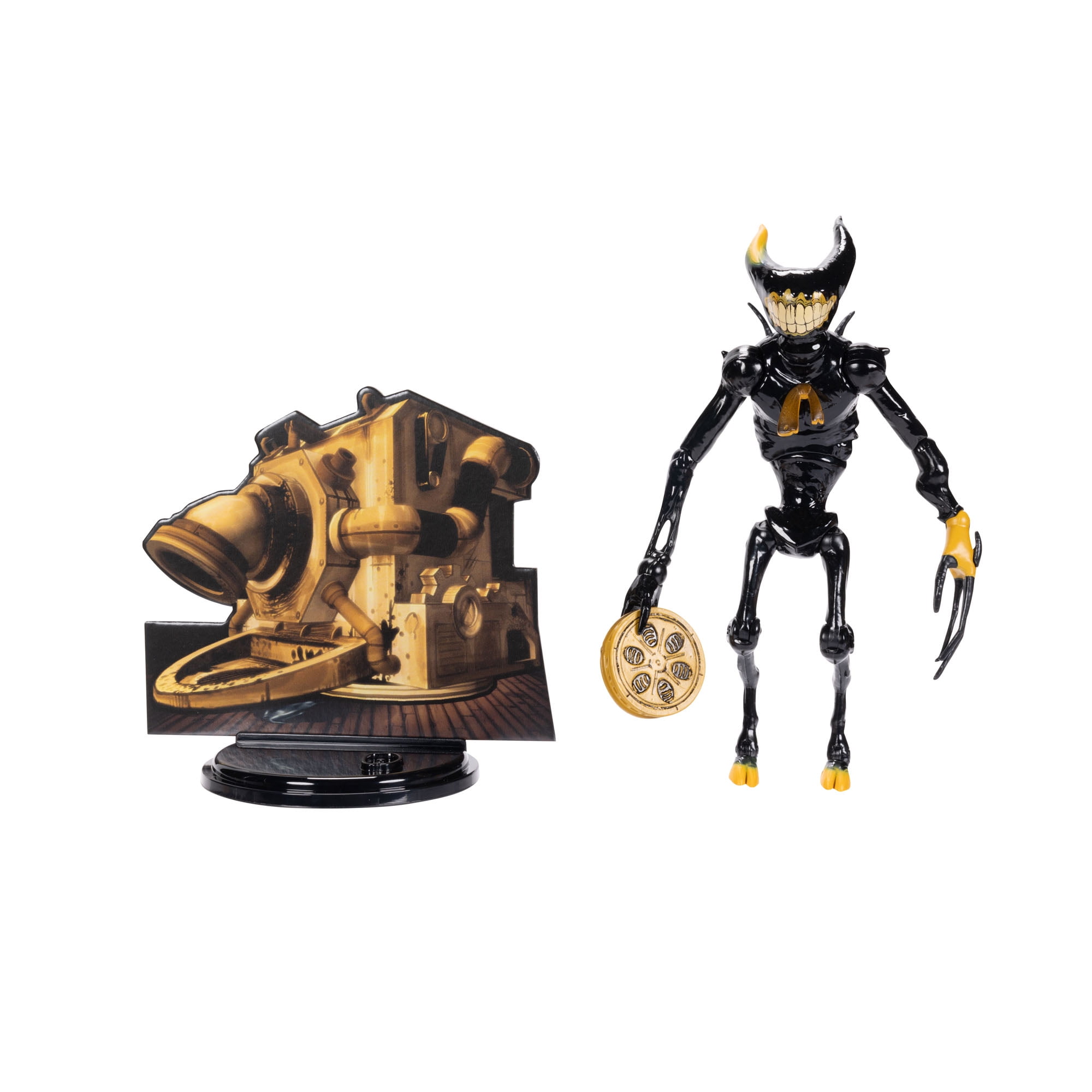 Bendy and the Ink Machine 5 inch Articulated Ink Demon Action Figure with End Reel Accessory for Teen Ages 14+