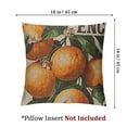 thumbnail image 4 of nygtbtfer Farm Pillow Cover  Farmhouse Decor Decorative Cushion Case for Sofa Couch Vintage Fruit Orange Decorations Throw Pillowcase  24x24in, 4 of 7