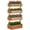 Orange#807, variant on Outsunny Raised Garden Bed,Elevated Planter Box with Rattan Wicker Look,Tool Storage Shelf,Portable Design for Herbs,Vegetables,Flowers,Gray,Grey Rattan Garden Outdoor Garden Supplies Garden Pots