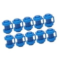thumbnail image 1 of Trampoline Enclosure Tube End Cover, Exquisite Craftsmanship 10Pcs Trampoline Enclosure Pole End Cover  for Safety Net, 1 of 7