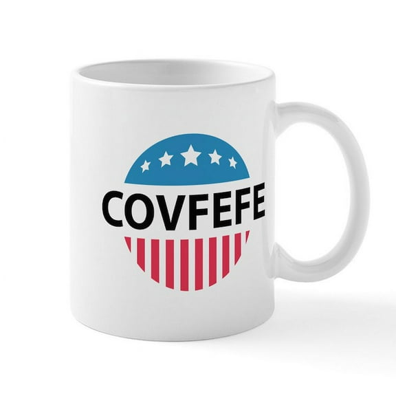 CafePress - COVFEFE Mug - 11 oz Ceramic Mug - Novelty Coffee Tea Cup