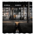 thumbnail image 3 of Ambesonne Industrial Shower Curtain, Derelict Place, 69"Wx84"L, Multicolor, 3 of 3
