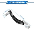 thumbnail image 6 of Unique Bargains Motorcycle Gear Shifter Lever Universal for Motorcycle 50cc-250cc for ATV Folding Aluminum Alloy Black, 6 of 6