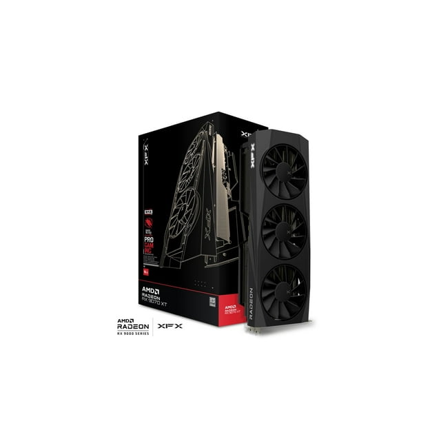 Tarjeta de Video XFX RX 9070XT Quicksilver Radeon Gaming 16GB