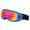 Blue, variant on for Creative Fashion Snowboard Goggles Sand Proof Anti Uv Protective Glasses for Skiing Snow Mountain Climbing Outdoor H