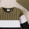 thumbnail image 6 of larppty Newborn Baby Boy Clothes Fall Winter Cute Infant Outfits Long Sleeve Romper Hat Bodysuit Jumpsuits, 6 of 7