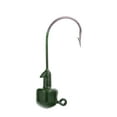 thumbnail image 4 of Lazer Sharp Tin Ned Jig Head - 3 pack - Hook size 2/0 - 1/5 oz - Green Pumpkin, 4 of 7