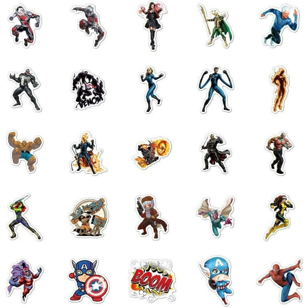 Marvel Avengers Vinyl Decals 26 to Choose From Stickers for Laptop, Car  Window, and Bumper 