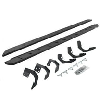 Go Rhino 63430687SPC RB10 Slim Line Running Boards with Mounting Brackets Kit For Ram 19-24 1500 (Crew Cab Pickup)