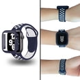 thumbnail image 1 of Correa para Apple Watch compatible con 42mm / 44mm + Case protector de pantalla con Cristal Templado. Estilo Sport, ideal para hacer ejercicio. Mamá Pulpo  Sport con case, 1 of 7