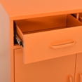 thumbnail image 5 of vidaXL Storage Cabinet Orange 80x35x101.5 cm Steel, 5 of 5