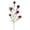 Wine, variant on Artificial Billy Ball Stem 6 Head Floral Branch with Fabric Leaves and Flexible Wired Stem for Indoor Display