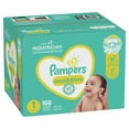 Pampers Swaddlers Newborn Diapers, Soft and Absorbent, Size 1, 168 ct