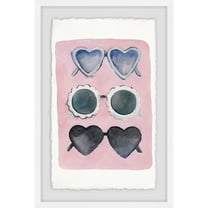 Marmont Hill Mh-Julpin-31-Wfpfl-36 36" X 24" "Sunglass Fun" Framed Giclee Painting On