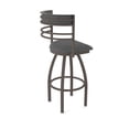 thumbnail image 2 of 860 Hunter 30" Swivel Bar Stool with Bronze Finish and Graph Coal Seat and Back, 2 of 5