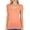 Orange - orange, variant on Aveto Womens Solid V-Neck Basic T-Shirt, White, Size Large