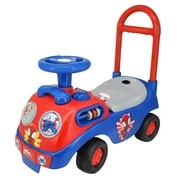 Kiddieland Unisex Kid Push & Pedal Ride-On, Plastic Multi-color, 19.50x9.85x18.25 Inches, 5.1 lbs