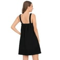 thumbnail image 3 of Vestido de toalla para baño/ducha para mujer con cierre de correas, envolturas corporales ligeras hasta la rodilla, 3 of 5