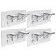thumbnail image 1 of COMPUKAS 4Ud Soportes De Estante Transparentes Para Muebles Con Adhesivo Fuerte, 1 of 8