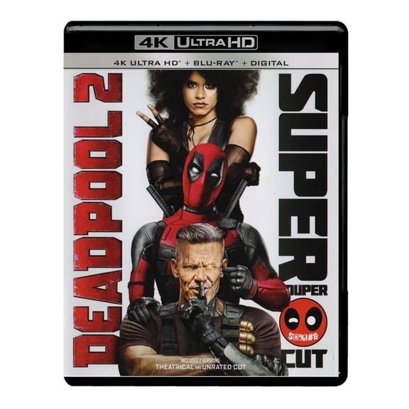 Pelicula Deadpool 2 Ryan Reynolds 4K Ultra HD + Blu-ray