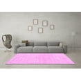 thumbnail image 3 of Ahgly Company Indoor Square Abstract Pink Contemporary Area Rugs, 4' Square, 3 of 4