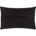 thumbnail image 3 of Surya Onyx ONX-002 13x20" Lumbar Rustic Leather Pillow Cover in Black, 3 of 3