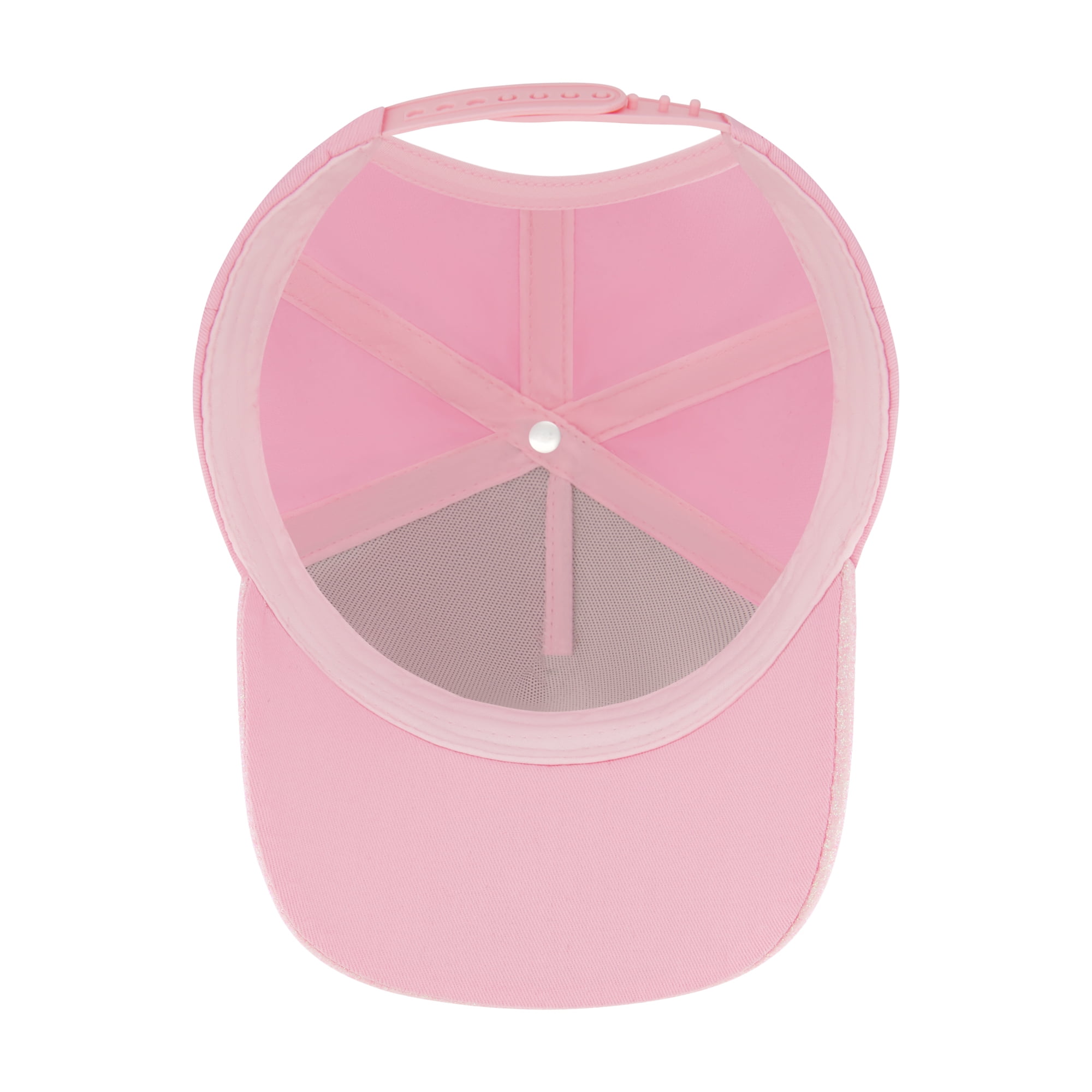 Hello Kitty Girls Character Cosplay Hat with 3D Ears, Pink Sparkles/White, One Size Fits Most
