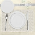 thumbnail image 3 of Ambesonne Ivory Place Mats Set of 4, Diamond Shaped Digital, Standard Size, Cream, 3 of 6